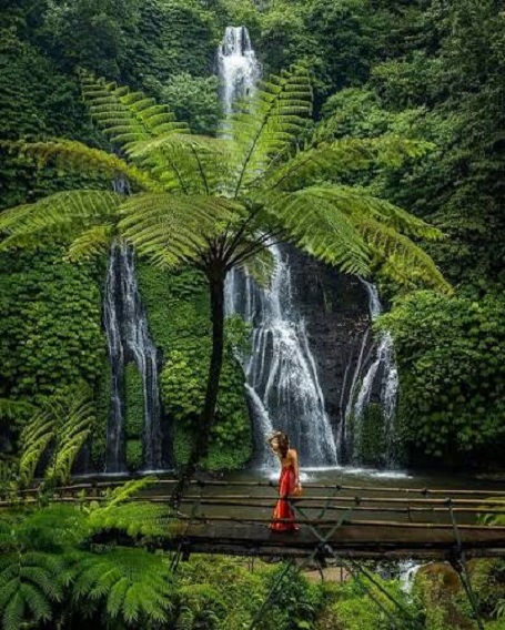 banyumala twin waterfall