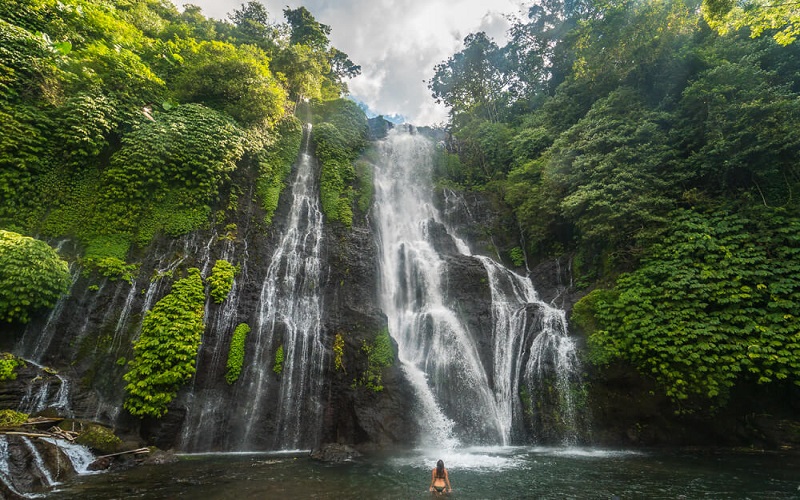 banyumala twin waterfall